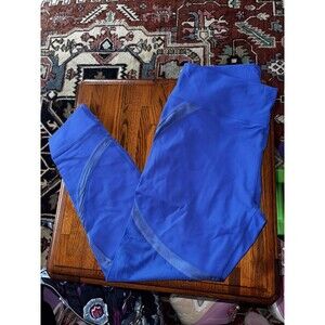 FABLETICS Lapis Blue Mosaic High-Waisted Active Workout Cutout Legging Size XXL